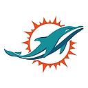 Miami Dolphins and Hard Rock Stadium logo