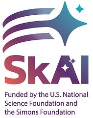NSF-Simons Foundation-funded AI Institute for the Sky (SkAI Institute) logo