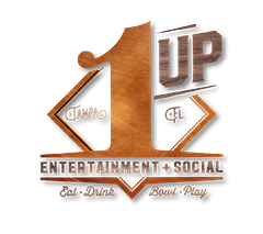 1UP Entertainment + Social logo