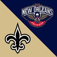 New Orleans Saints and Pelicans logo