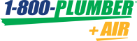 1-800-Plumber + Air logo