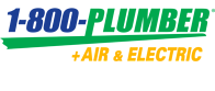 1-800-Plumber + Air & Electric logo