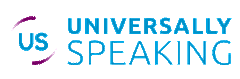 Universally Speaking logo