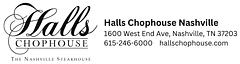 Halls Chophouse Nashville logo