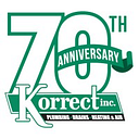 Korrect Plumbing Heating & Air Conditioning logo