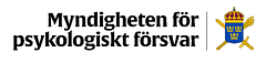 Myndigheten för psykologiskt försvar logo