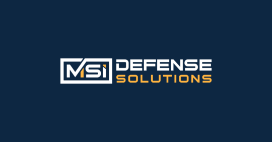 MSI Defense Solutions logo