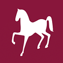 White horse transport logo