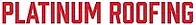 Platinum Roofing logo