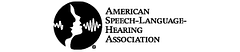American Speech-Language- Hearing Assoc. logo