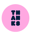 Thanks logo
