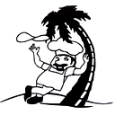 Badger's Island Pizza logo