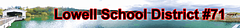 Lowell SD 71 logo