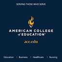 American College of Education logo