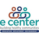 E CENTER logo