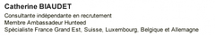 Consultant indépendant en recrutement pour HUNTEED logo