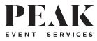 PEAK Event Services logo