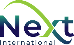 Next International logo