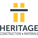 Heritage Construction + Materials logo