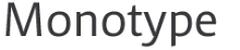 Monotype logo