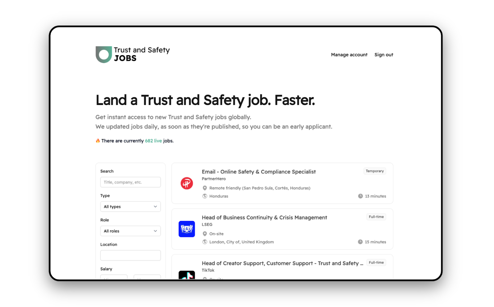 Trust and Safety Jobs