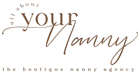 All about your Nanny® - the boutique nanny agency logo