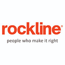 Rockline Industries, people who make it right logo