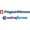 Pague Menos e Extrafarma logo