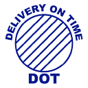 ARRIVE ON TIME DELIVERY logo